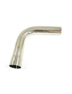 Exhaust, stainless steel slip-on pipe, 90 degrees 2.75 "61 cm