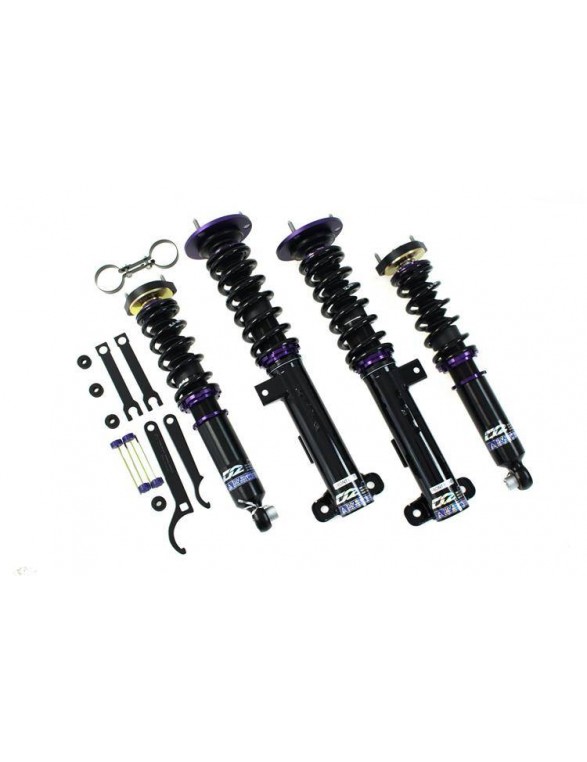 Street D2 Racing coilover suspension BMW E36 COMPACT 6 CYL TI (Modified Rr Integrated) 94-00