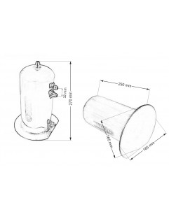 Fuel Tank TurboWorks 2.5L Swirl Pot type2