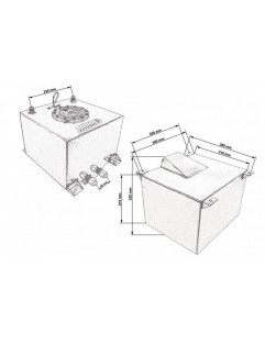 TurboWorks 20L Fuel Tank with Silver sensor