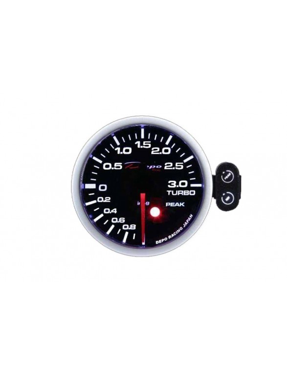 DEPO CLOCK PK 52mm - TURBO ELECTRIC -1 til 3 BAR