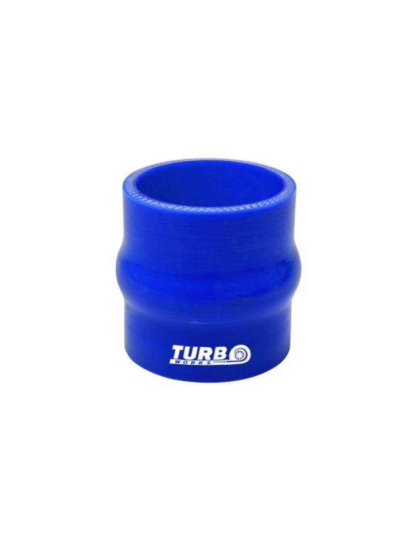 TurboWorks Blue 80mm anti-vibration connector