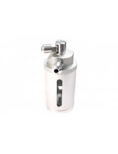 Oil catch tank 0.9L 18mm / 25mm Simota PRO Silver