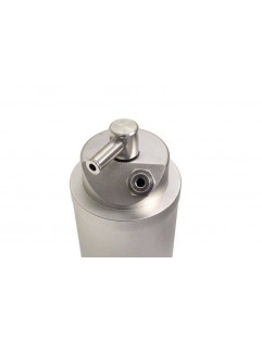 Oil catch tank 0.6L 10mm Simota Silver