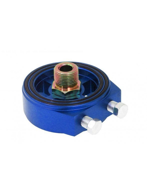 TurboWorks oil filter adapter blue