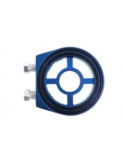 TurboWorks oil filter adapter blue