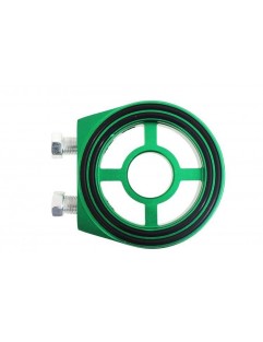 TurboWorks oil filter adapter green