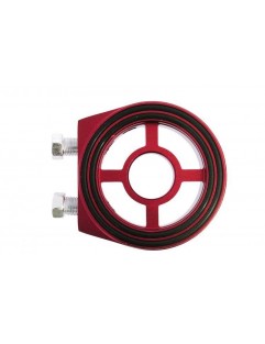 TurboWorks oil filter adapter red