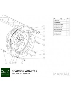 Toyota 1JZ / 2JZ gearbox adapter - Mazda RX-8, 5 and 6 speed