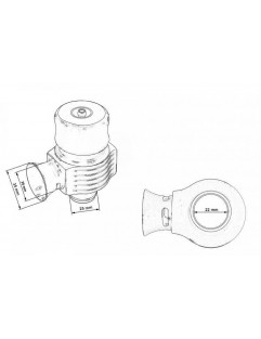 Blow Off TurboWorks Diesel/Benzyna 2.0 BAR 25mm Uniwersalny