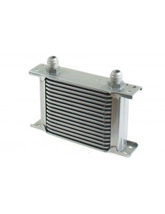 Oil cooler kit Slim 16-rows 140x125x50 AN8 silver