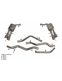 CatBack Active Exhaust System - Audi A8 L4 V6 3.0T 14+