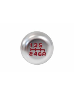 Aluminum Gear Shift Knob 6B Universal Silver