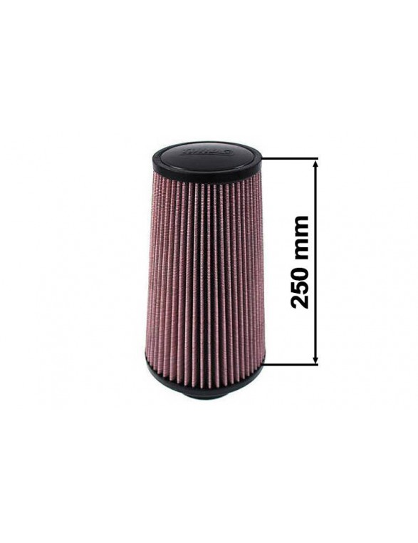 Conical filter TURBOWORKS H: 250mm OPEN: 80-89mm Purple