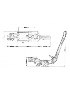 TurboWorks Professional Race Black hydraulisk håndbremse