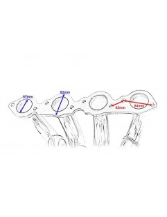 Udstødningsmanifold Chevrolet Big Block 396402427