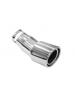 Muffler end 81x71mm input 50mm VW Polo