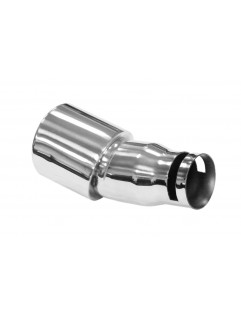 Muffler end 81x71mm input 50mm VW Polo