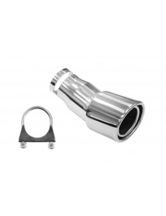 Muffler end 81x71mm input 50mm VW Polo