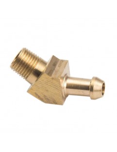 45 ° 1/8 "nipple for 6mm BRASS cable