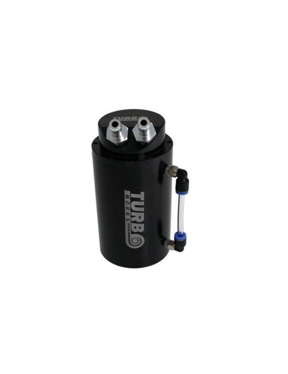 Oil catch tank 0.7L 10mm TurboWorks Black