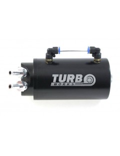 Olietank 0,7L 10 mm TurboWorks Sort