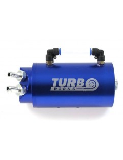 Oil catch tank 0.7L 10mm TurboWorks Blue