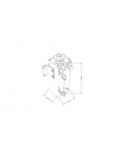 Olietank 0,5L 9mm / 14 mm TurboWorks sølv