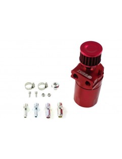 Oil catch tank 0.3L 10mm / 15mm TurboWorks PRO Red