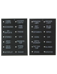 Kontrolpanel 12V SPST / ON-OFFx3, 1xGZ, 2B 15A IP68