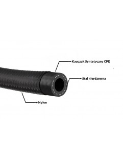 Przewód AN6 9mm kauczukowy CPE w oplocie nylonowym