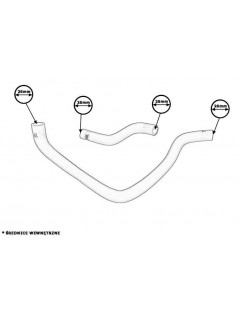 Przewody silikonowe Wody Honda Civic 96-00 TurboWorks