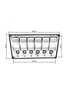 Switches 12 / 24V IP68 (ON) -OFFx1, ON-OFFx5, 3B 5A, 2B 10A, 1B 15A