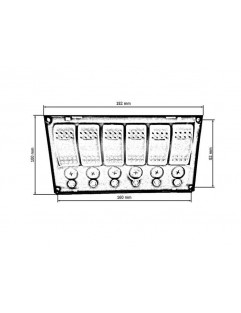 Switches 12 / 24V IP68 (ON) -OFFx1, ON-OFFx5, 3B 5A, 2B 10A, 1B 15A