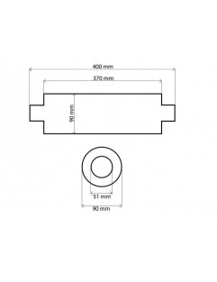 Midterste lyddæmper 51 mm TurboWorks RS 304SS