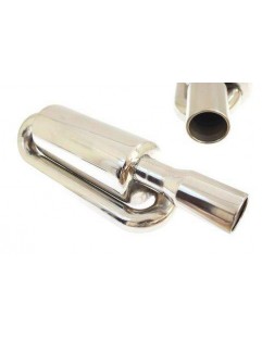 TurboWorks End Muffler 76mm, input 63.5mm