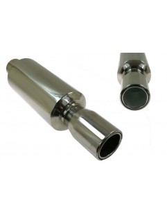 TurboWorks End Muffler 100mm, input 63.5mm