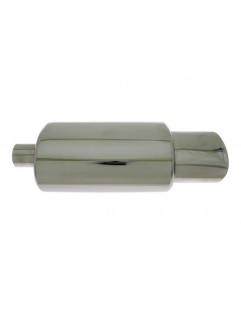 TurboWorks End Muffler 80x145mm, 63.5mm input