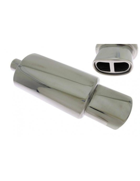 TurboWorks End Muffler 80x145mm, 63.5mm input