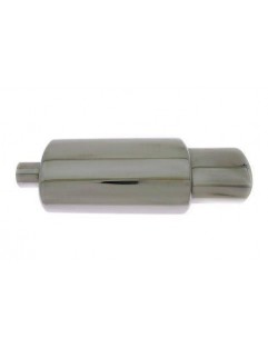 TurboWorks End Muffler 80x145mm, 63.5mm input