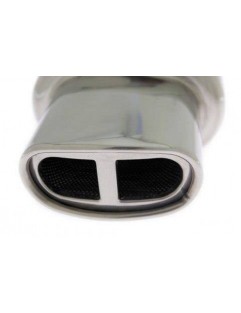 TurboWorks End Muffler 80x145mm, 63.5mm input