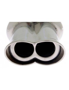 TurboWorks End Muffler 95x155mm, input 63.5mm