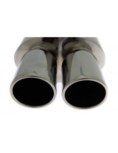 TurboWorks End Muffler 2x90mm, input 63,5mm