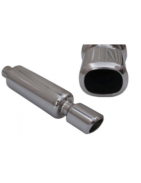 TurboWorks 80x92mm End Muffler, 57mm input