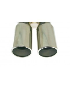 TurboWorks End Muffler 2x76mm, input 63,5mm