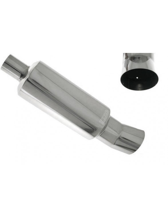 TurboWorks End Muffler 110mm, input 63.5mm