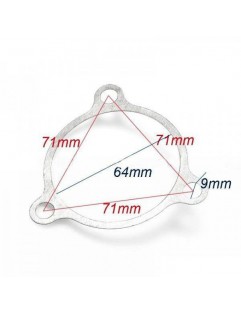 Uszczelka downpipe TurboWorksT3 2.5" 3 Śruby
