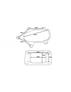 TurboWorks T25 K14 turbo gaskets Iveco Daily Fiat Ducato