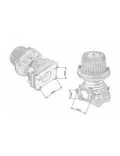 Extern Wastegate TurboWorks 40mm 0,7 bar silver