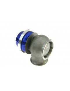 Extern Wastegate TurboWorks 50mm 0.5 Bar V-Band Blue